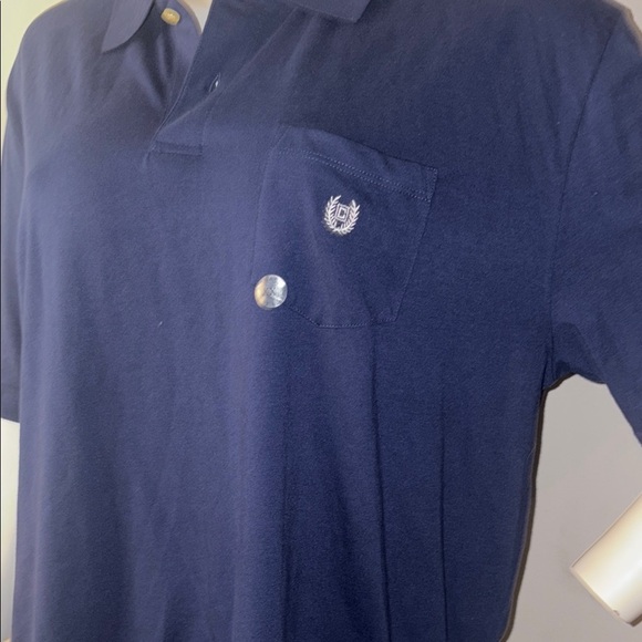Chaps Blue Polo Shirt Classic Style - Picture 8 of 9